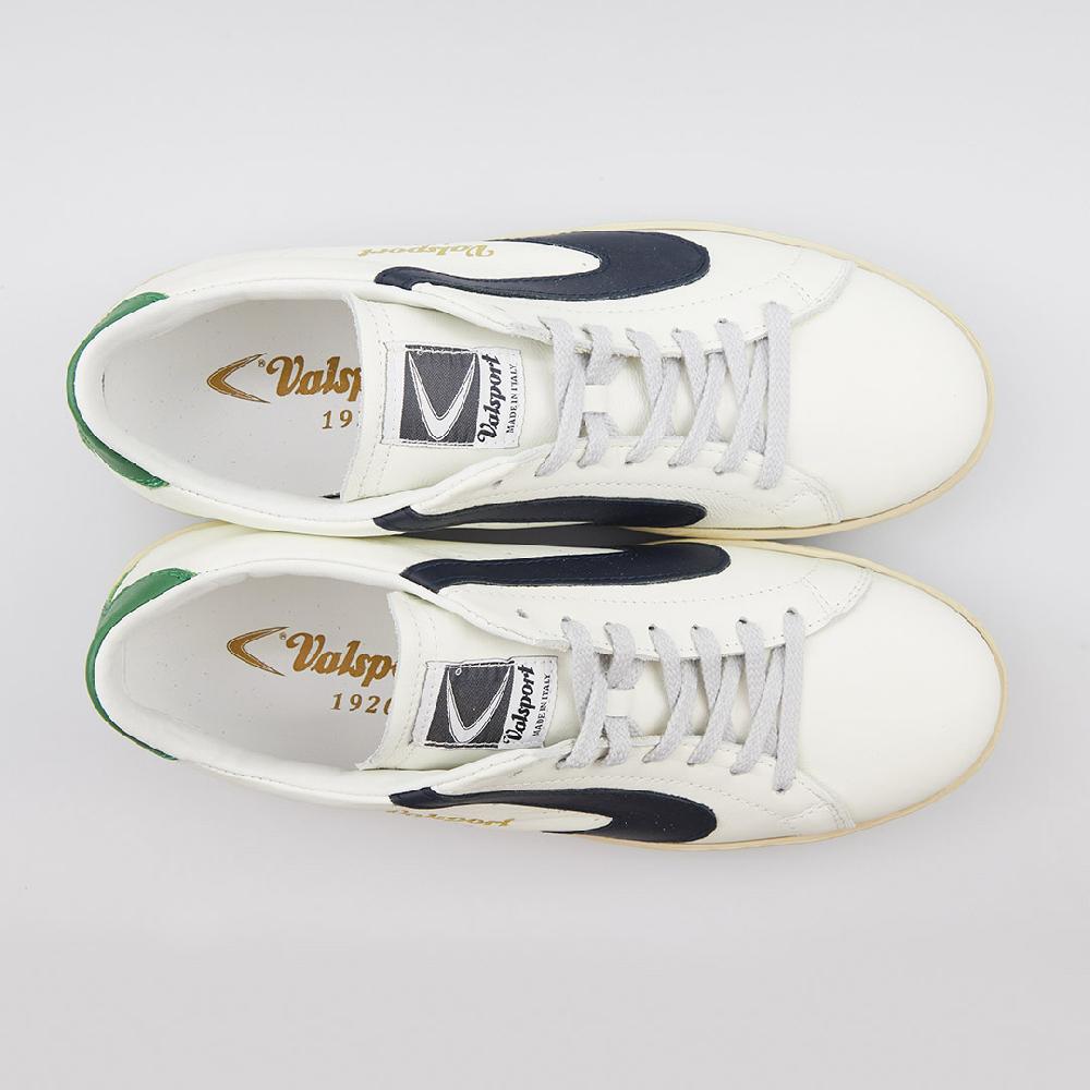 Valsport Tournament Mix Leather Bianco Blu Bandiera Vendita Economica