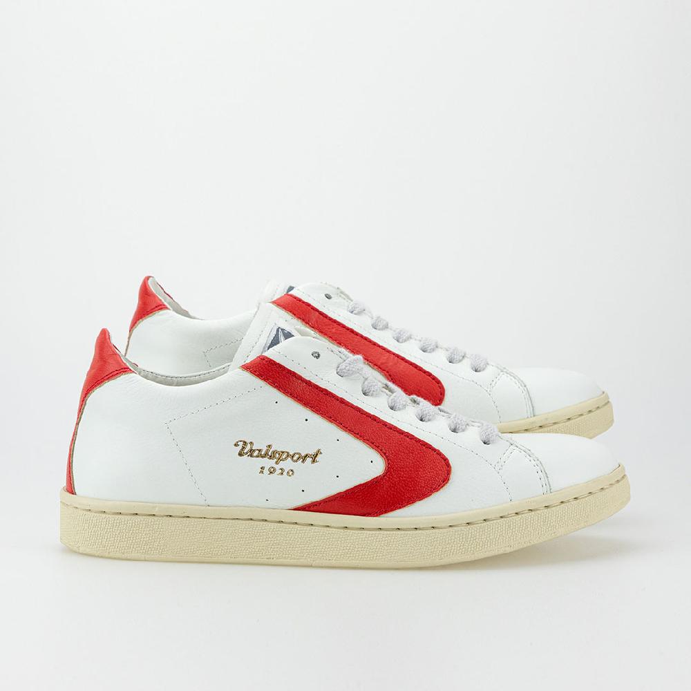 Valsport Tournament Classic Leather Bianco Rosso Prezzo Ridotto