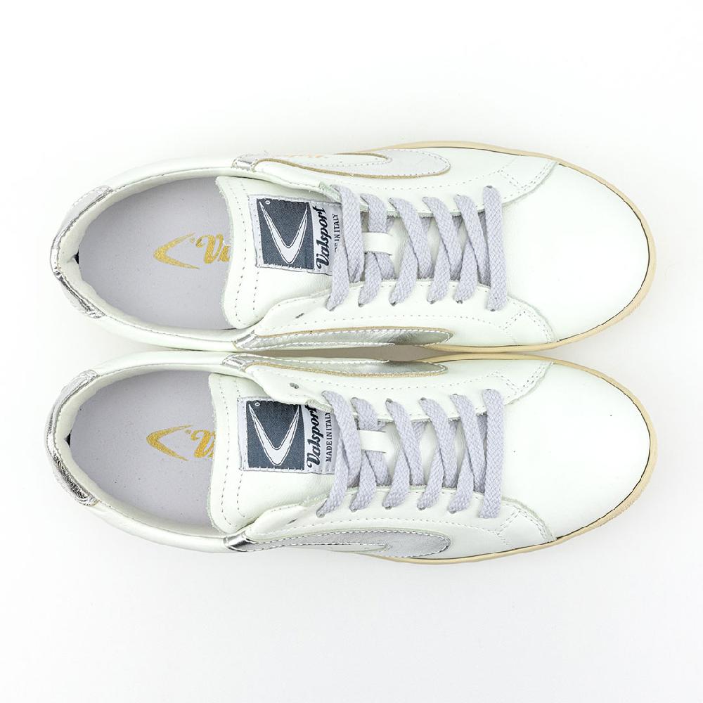 Valsport Tournament Classic Metal Leather Bianco Argento Laminato Sconto