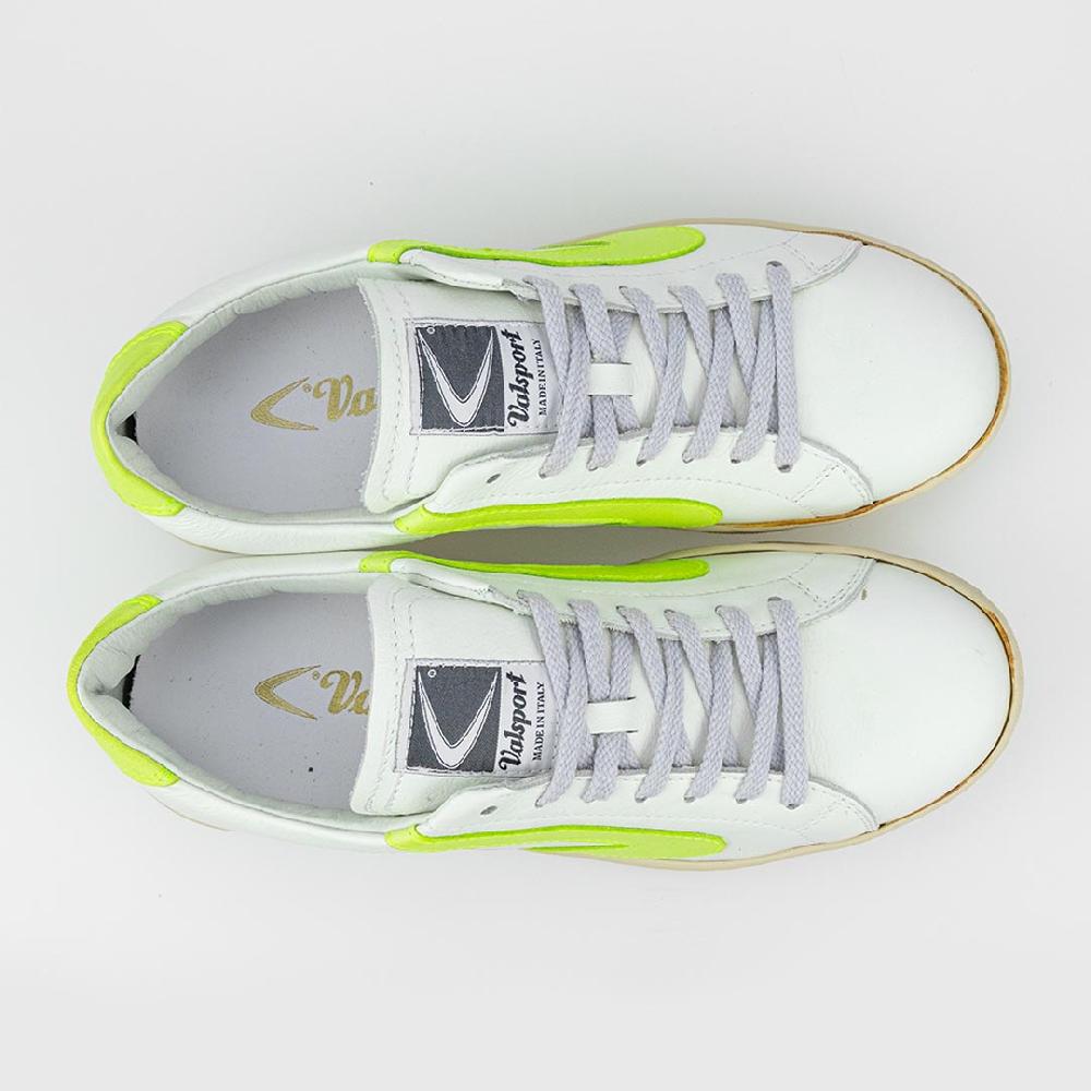 Valsport Tournament Classic Leather Bianco Verde Mela Outlet