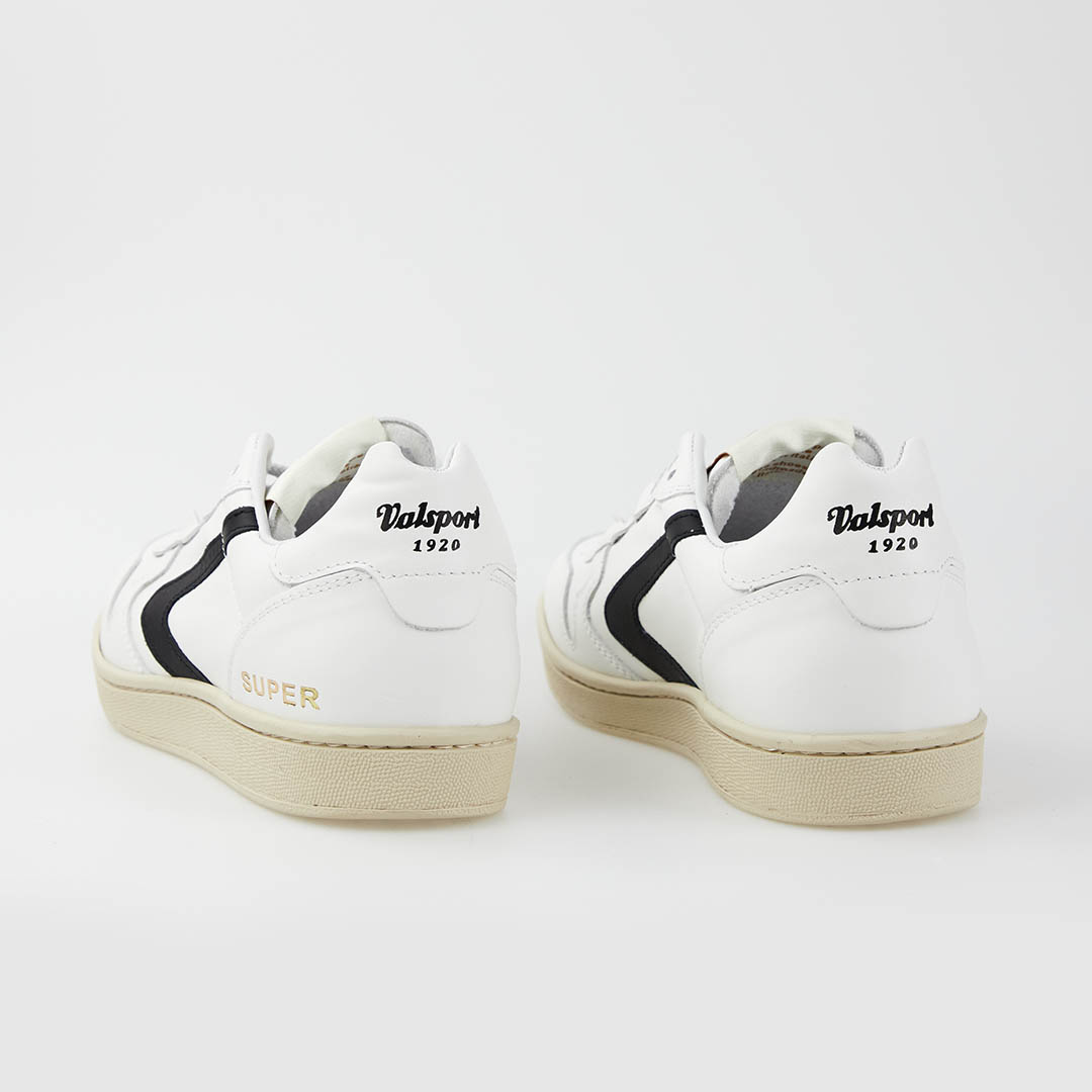 Valsport Super Pelle Bianco Nero Italy