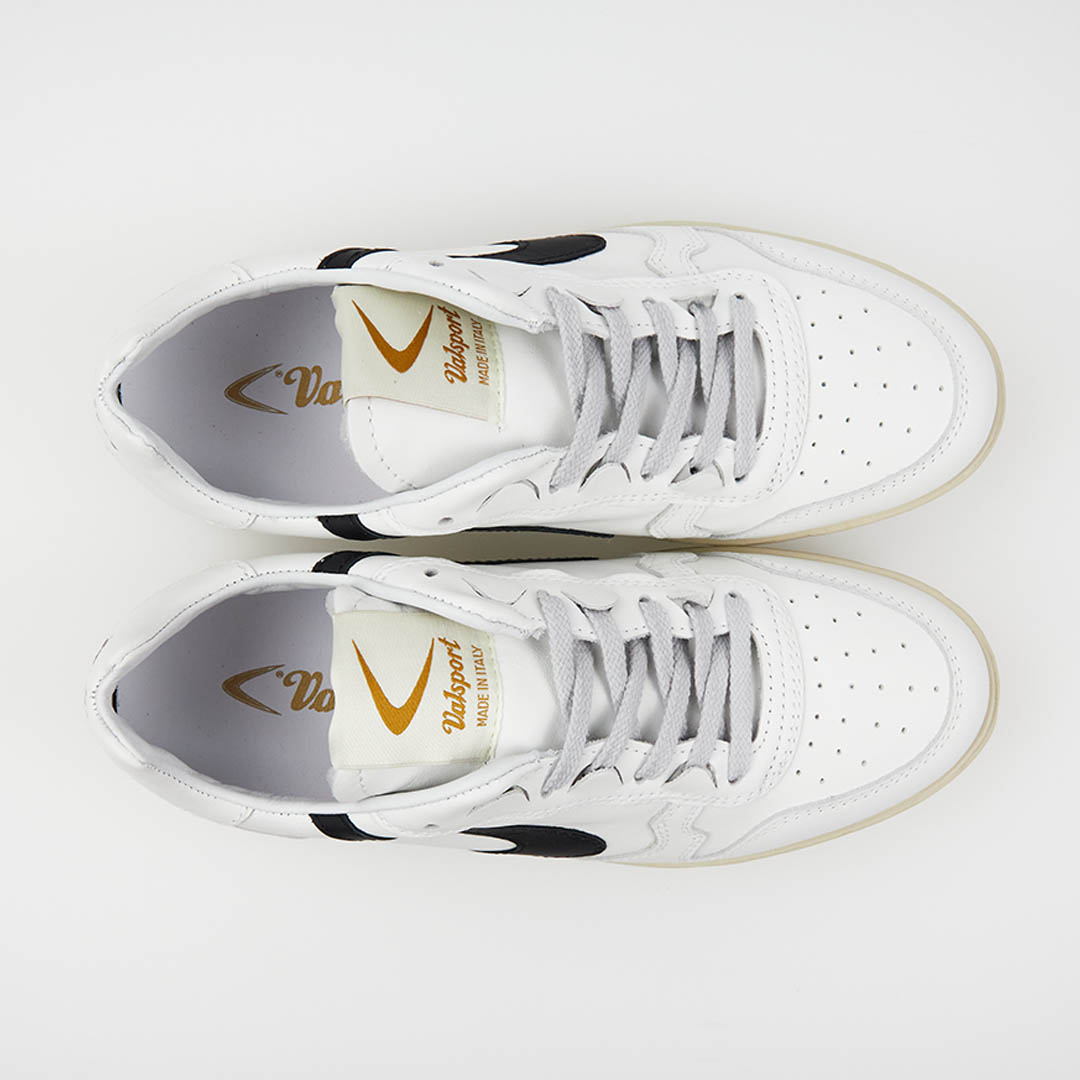 Valsport Super Pelle Bianco Nero Italy
