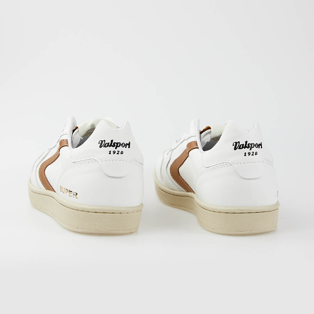 Valsport Super Pelle Bianco Cognac Italia