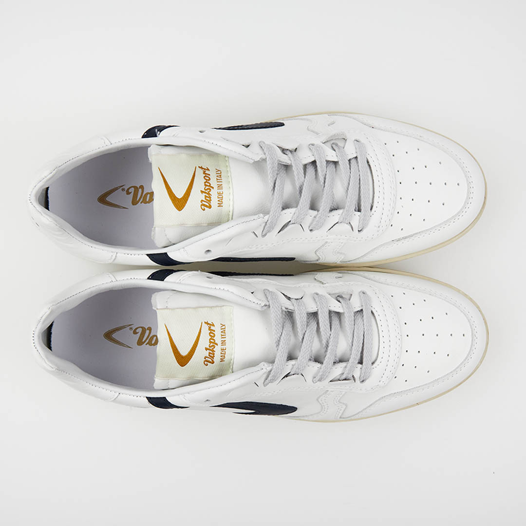 Valsport Super Pelle Bianco Blu In Linea