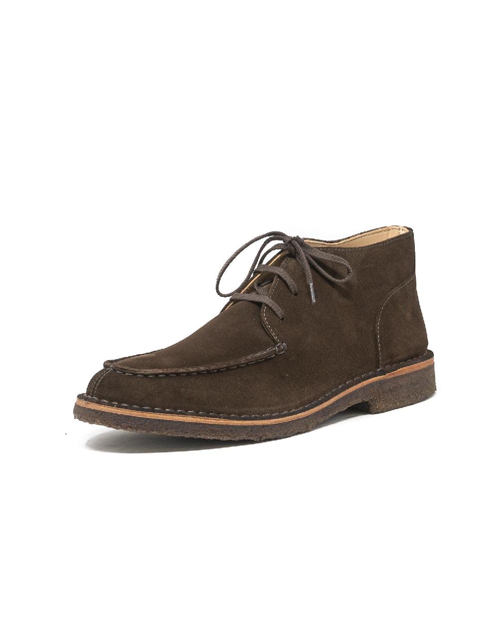 Wally Walker moc-toe Astorflex in pelle scamosciata Deukeflex Dark Chestnut Moda