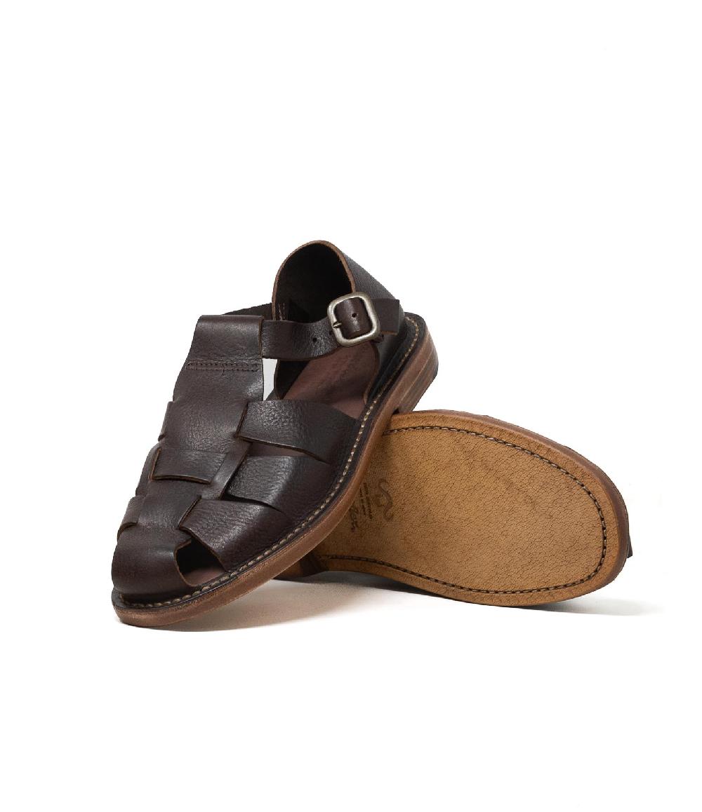 Wally Walker Astorflex – sandalo uomo in pelle Monkflex caffè 2025