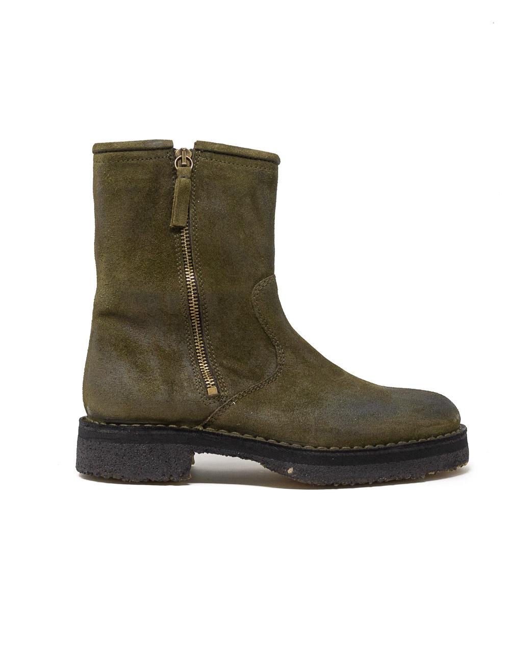 Wally Walker Astorflex – stivale donna camoscio trattamento vintage Janetflex birch Sottocosto