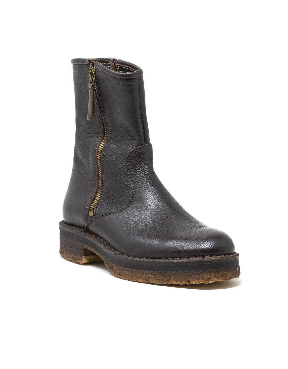 Wally Walker Astorflex – stivaletto donna doppia zip in pelle Zipflex ebano Presa