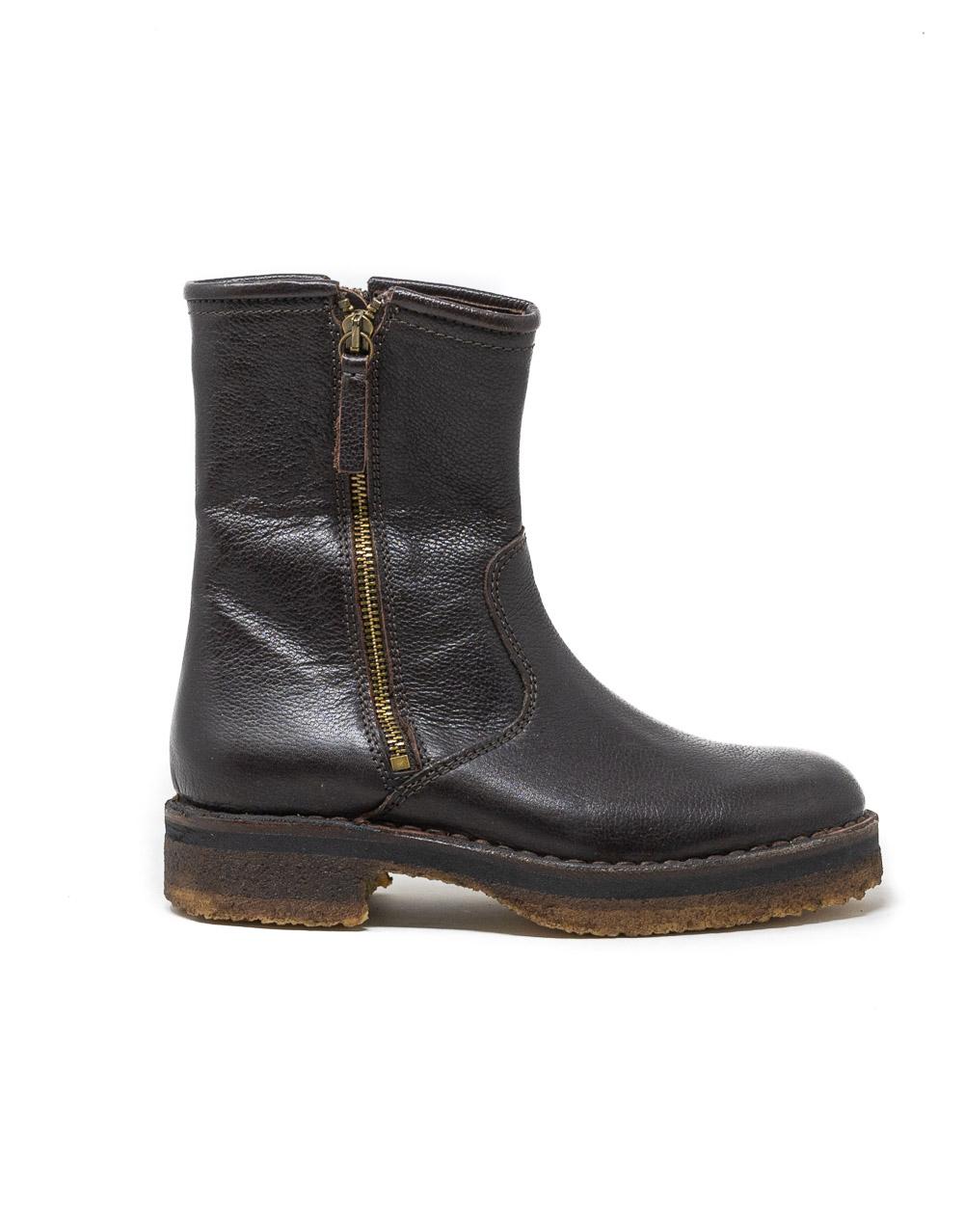 Wally Walker Astorflex – stivaletto donna doppia zip in pelle Zipflex ebano Presa