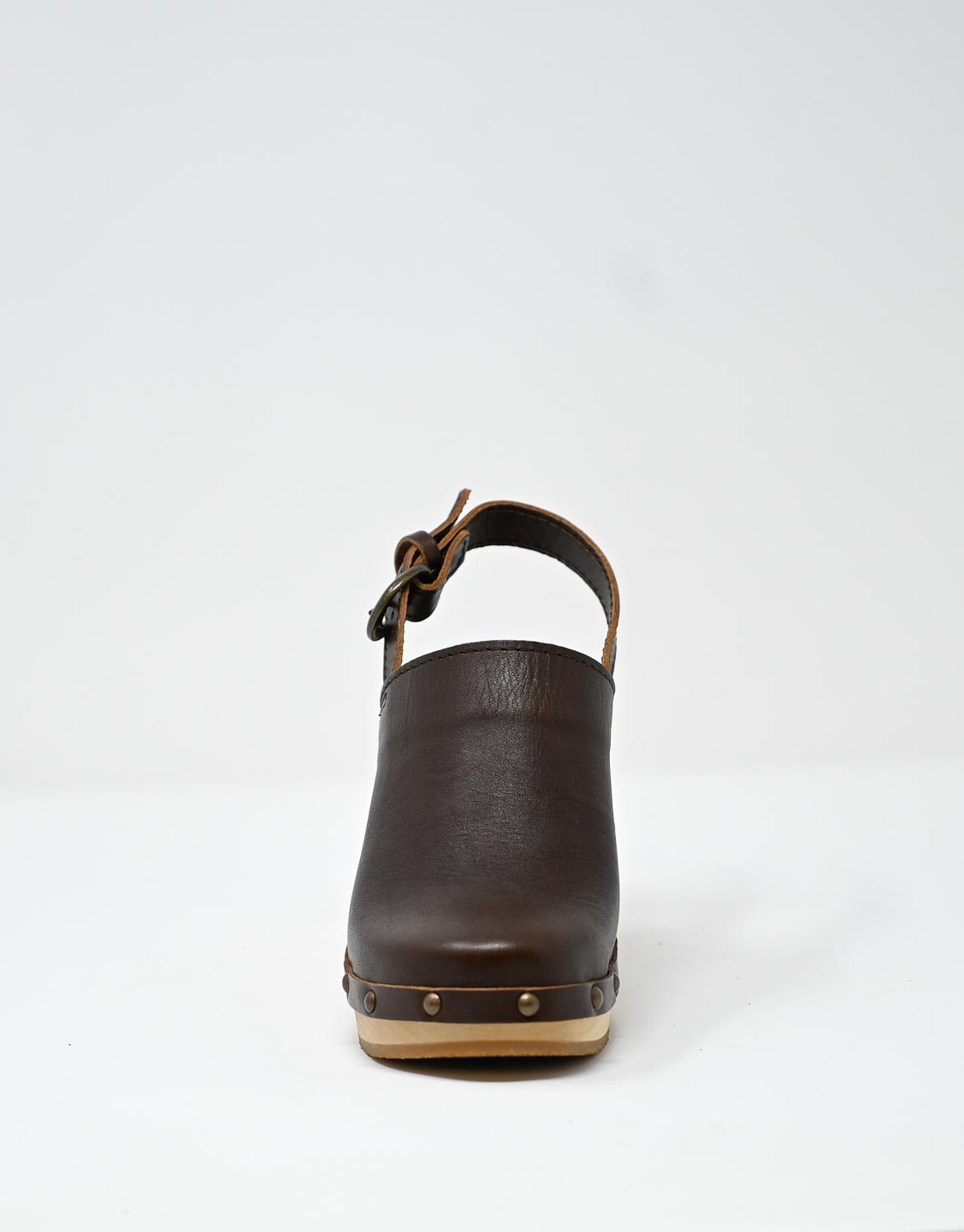 Wally Walker zoccolo in pelle dark chestnut Olandflex by astorflex Economico