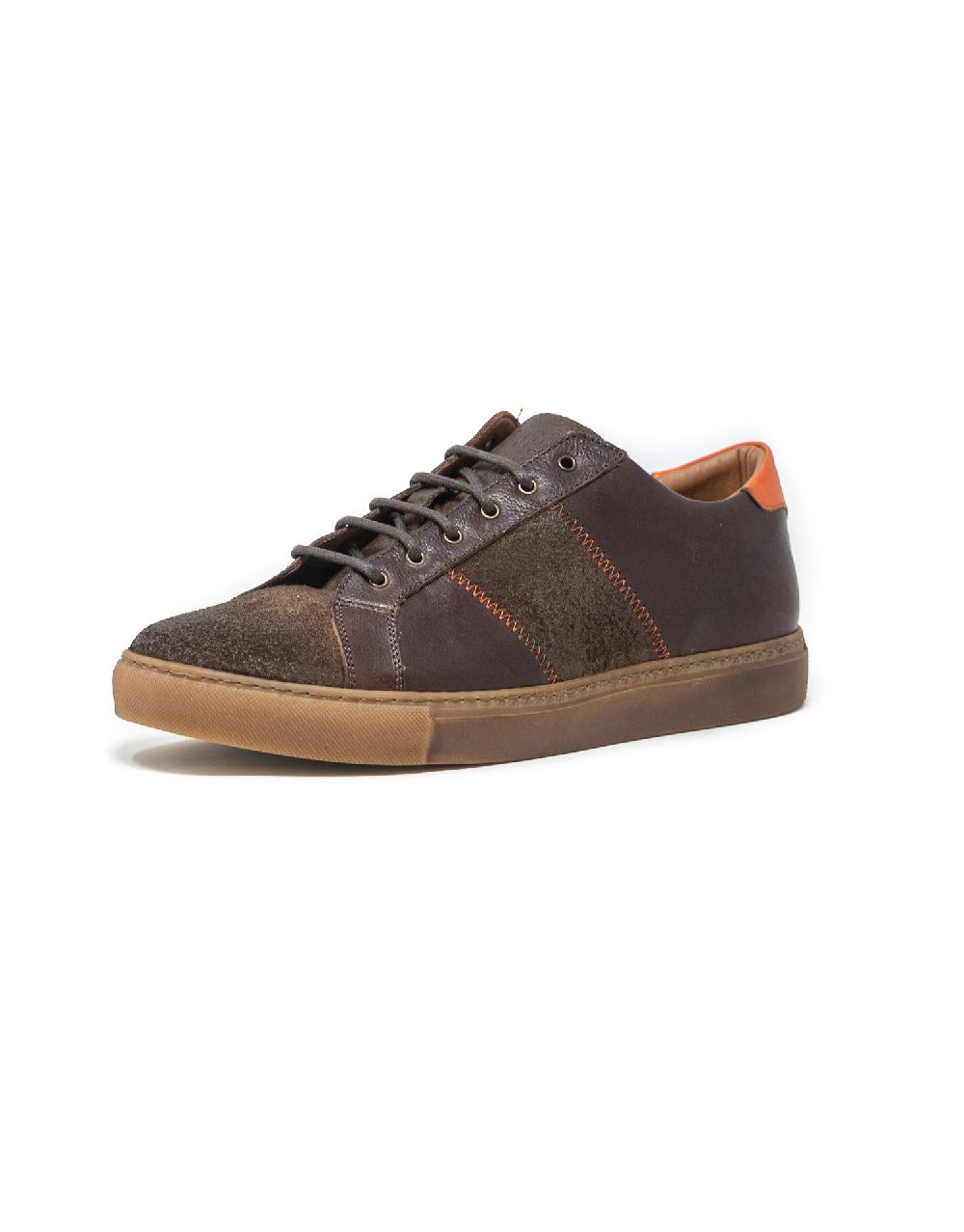 Wally Walker Wally Walker – sneaker in pelle e camoscio Royale dark chestnut Italia