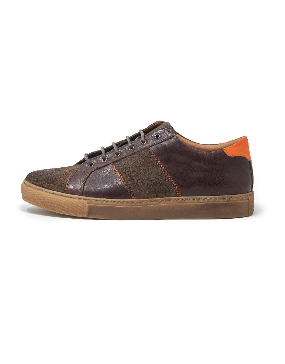Wally Walker Wally Walker – sneaker in pelle e camoscio Royale dark chestnut Italia