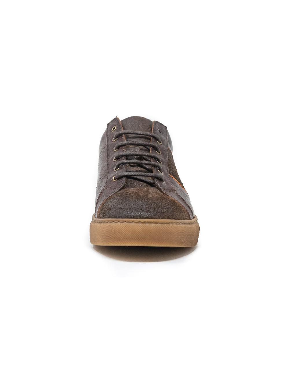 Wally Walker Wally Walker – sneaker in pelle e camoscio Royale dark chestnut Italia
