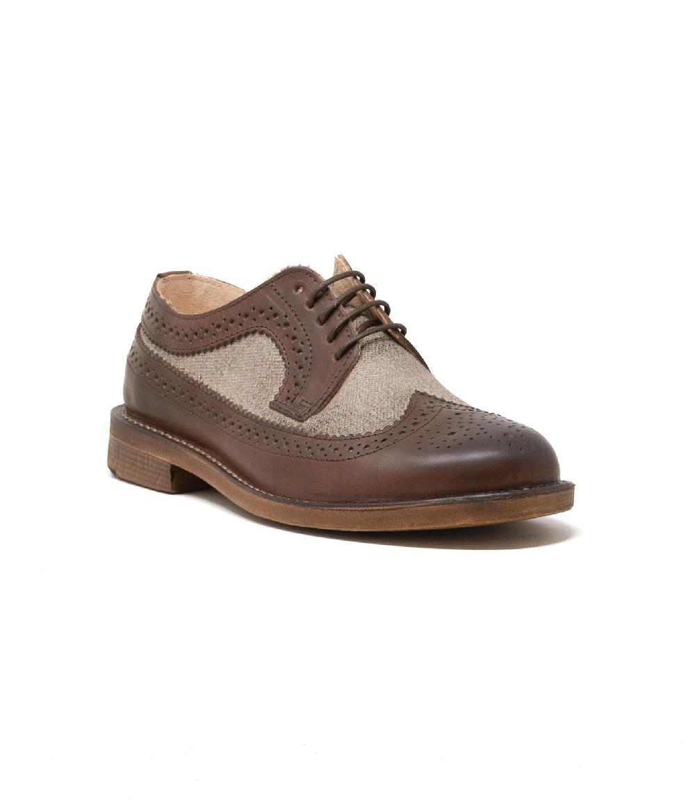 Wally Walker Astorflex – derby in pelle e tessuto Rondiflex sabbia b976 Consegna Veloce