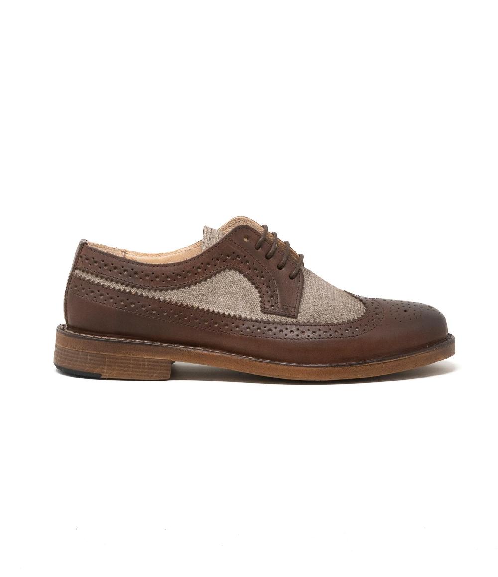 Wally Walker Astorflex – derby in pelle e tessuto Rondiflex sabbia b976 Consegna Veloce