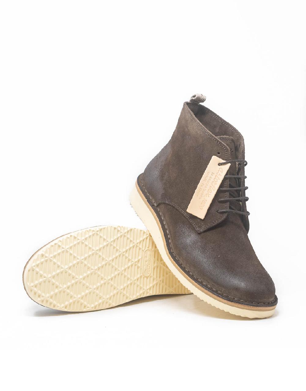 Wally Walker Astorflex – stivale uomo in pelle scamosciata Midflex Dark Chestnut Nuova