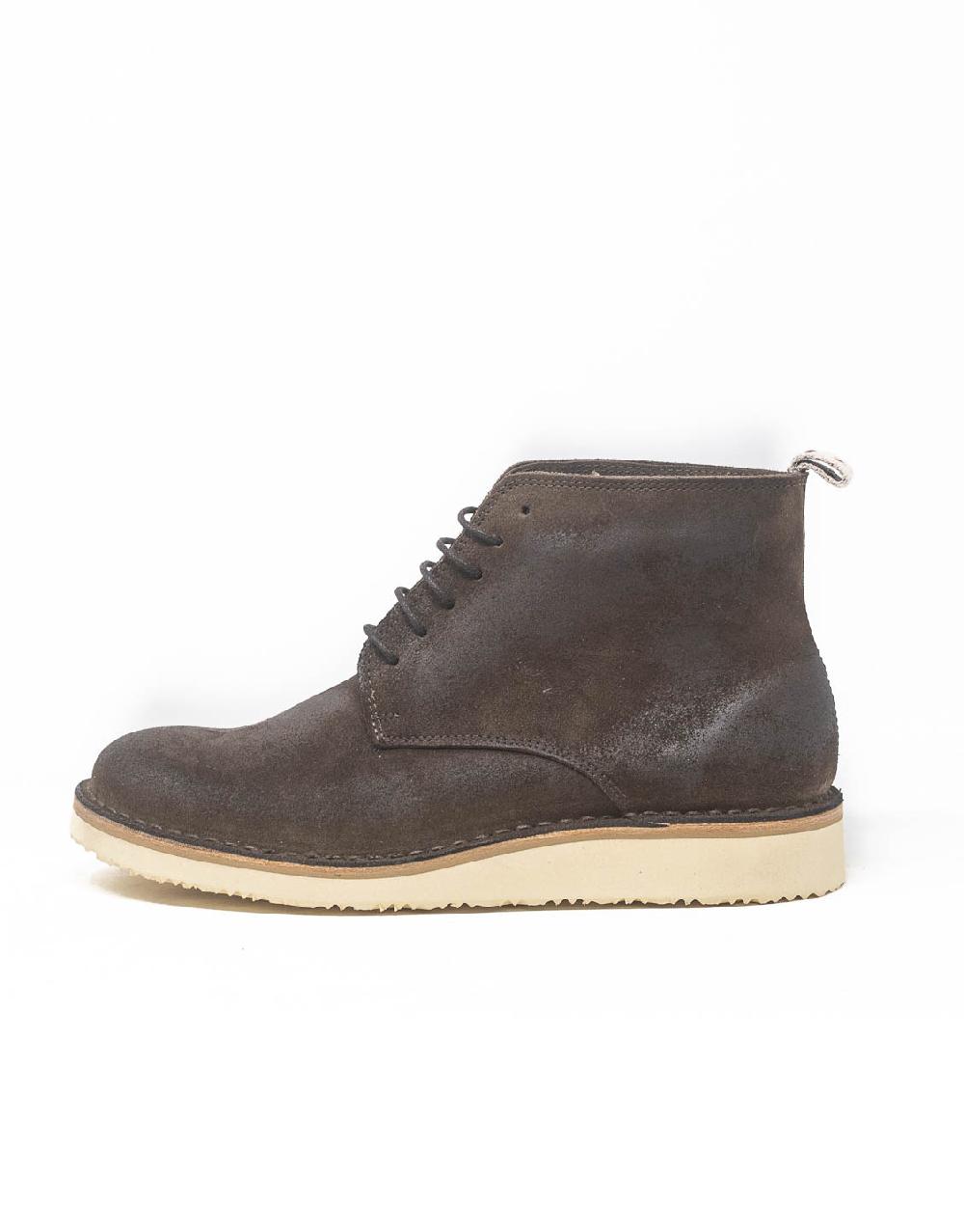 Wally Walker Astorflex – stivale uomo in pelle scamosciata Midflex Dark Chestnut Nuova