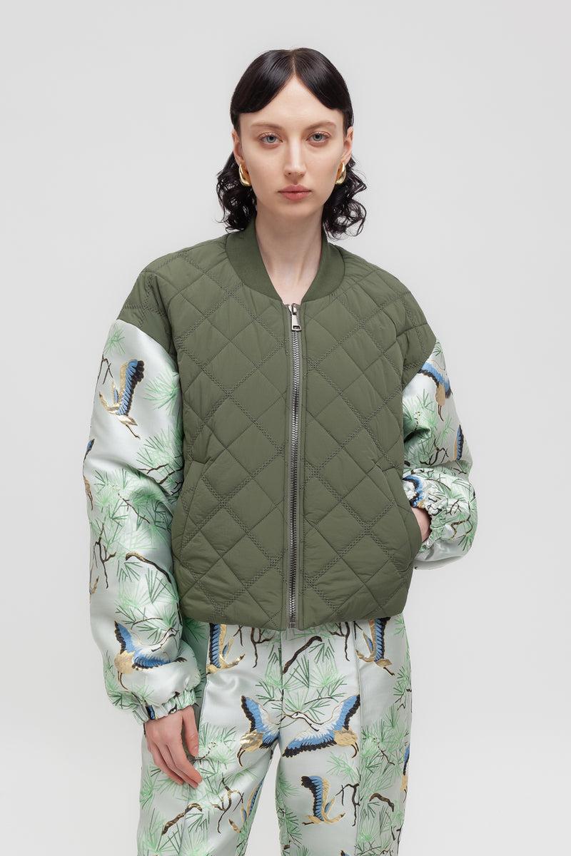 Weili zheng Bomber heritage con maniche a contrasto Promozione