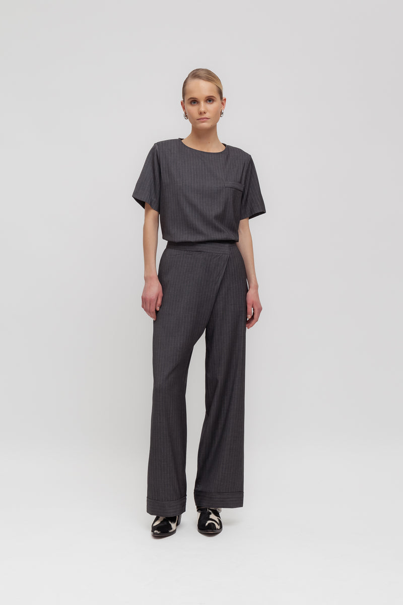 Weili zheng Pantalone con dettaglio portafoglio Promozione Limitata