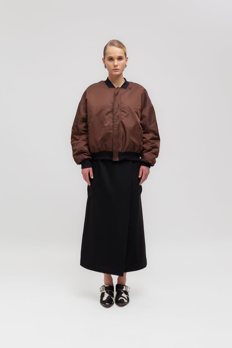 Weili zheng Bomber double-wear con ricamo drago Offerta