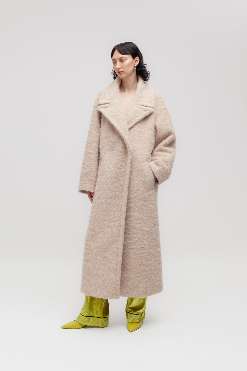 Weili zheng Cappotto lungo in feltro Economico