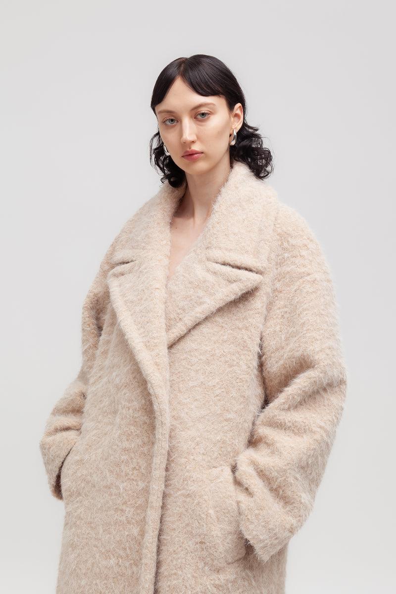 Weili zheng Cappotto lungo in feltro Economico