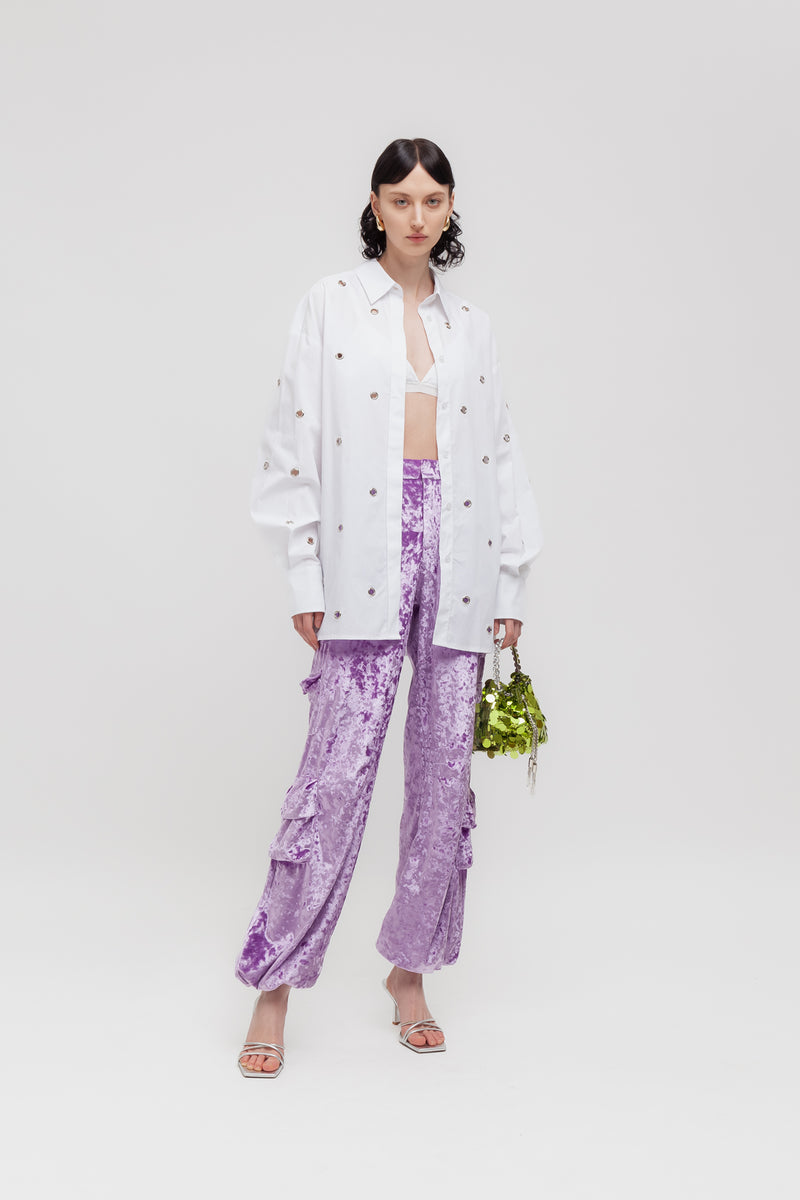 Weili zheng Camicia con occhielli Fornitura limitata