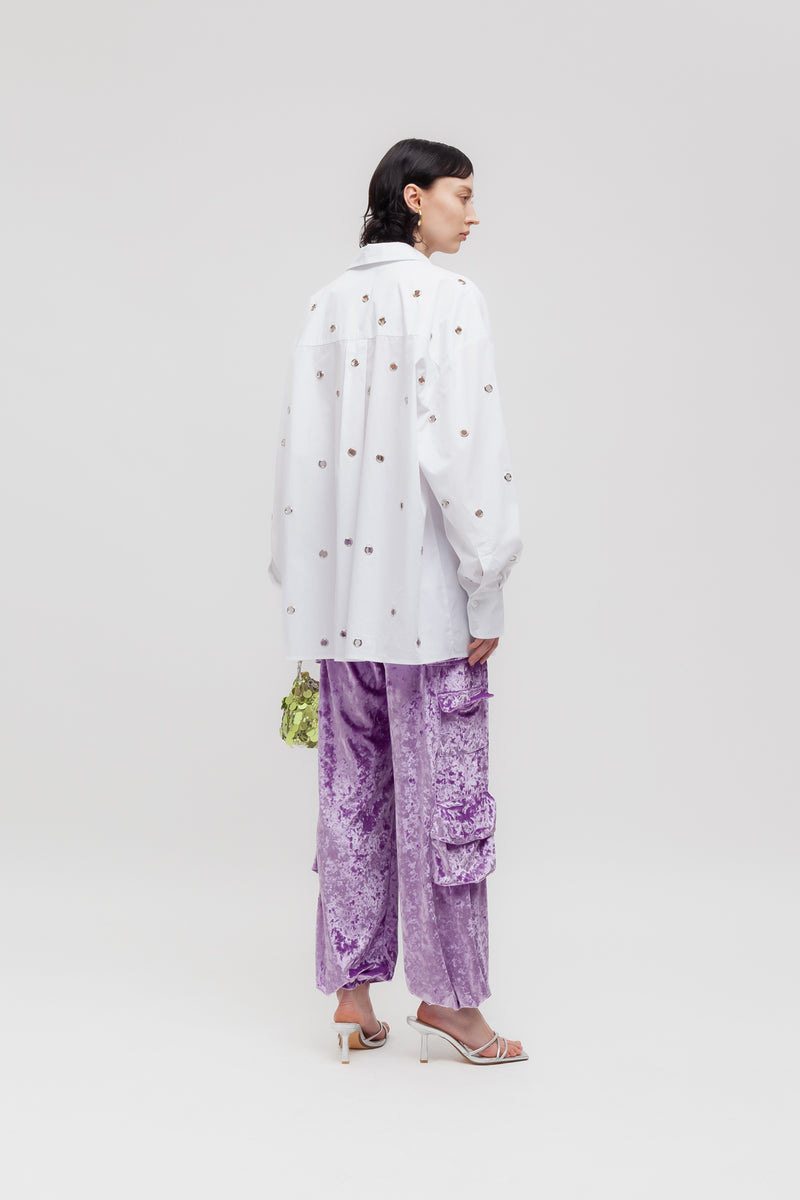Weili zheng Camicia con occhielli Fornitura limitata