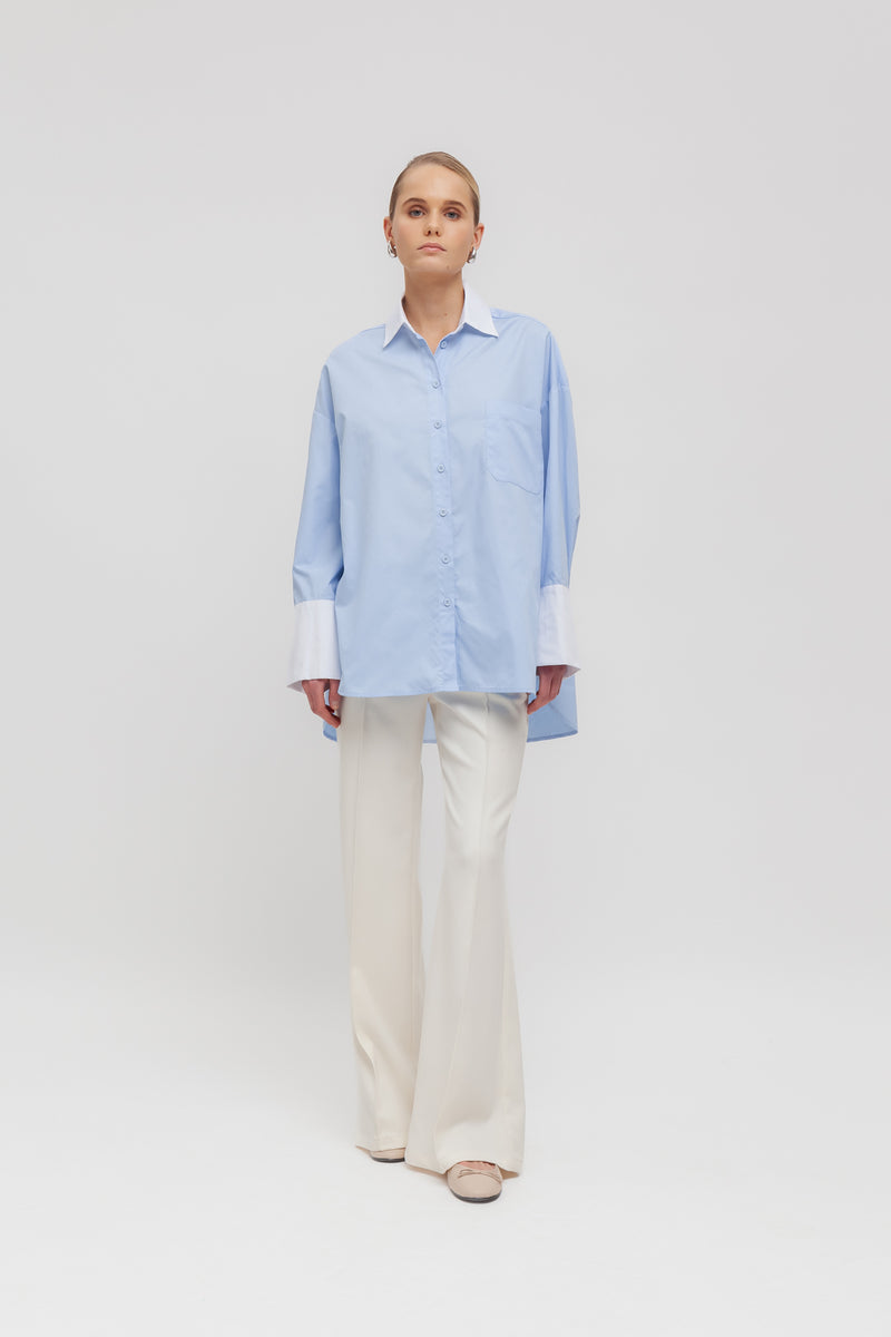 Weili zheng Camicia con maxi polsini Offerta esclusiva