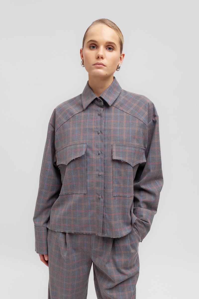 Weili zheng Camicia in principe di galles Black Friday