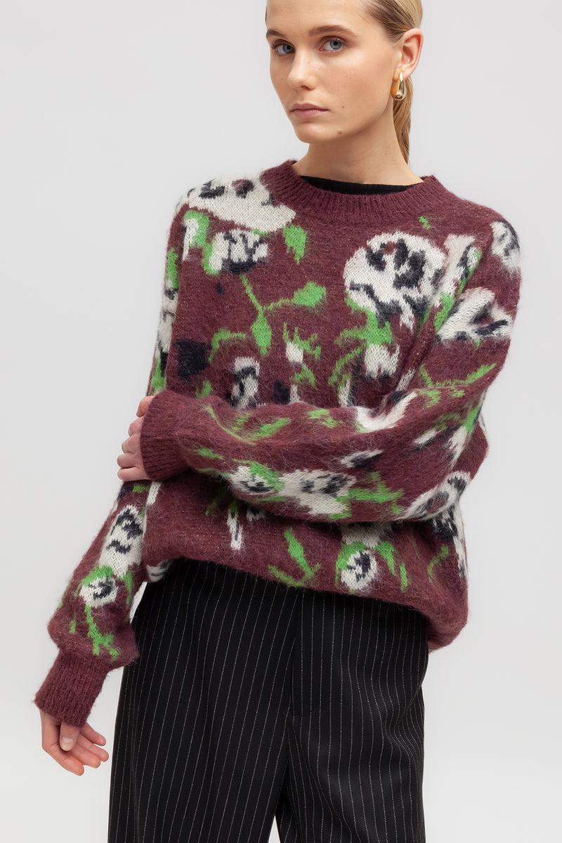 Weili zheng Pullover in maglia jaquard Offerte giornaliere