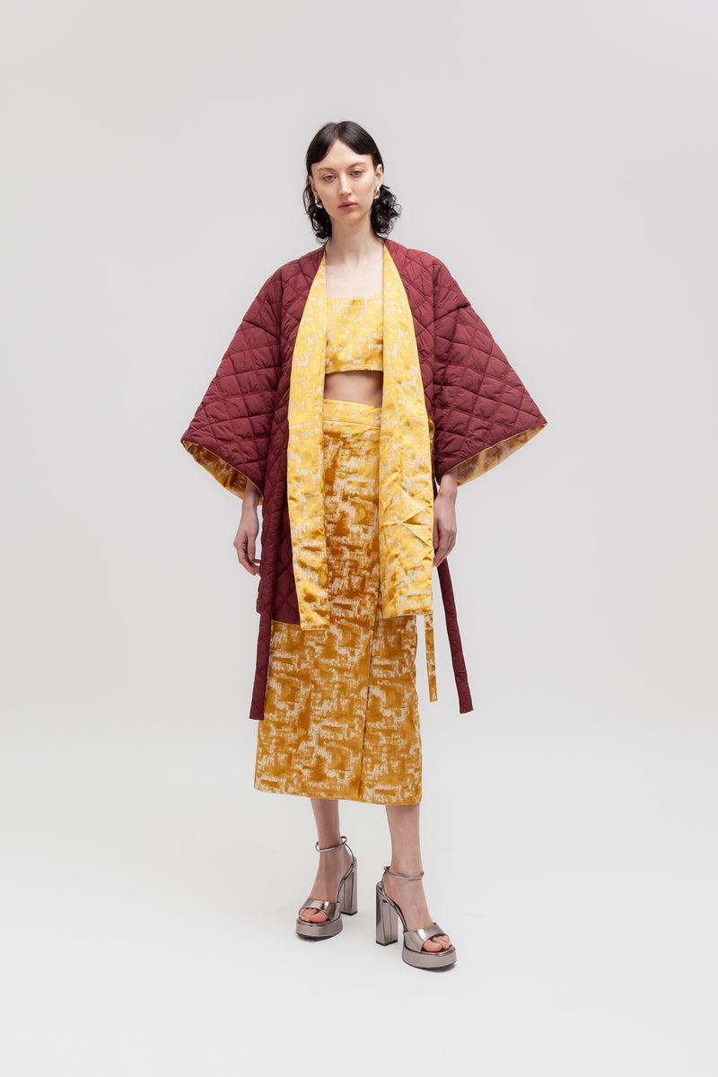 Weili zheng Kimono trapuntato double wear Prezzo basso