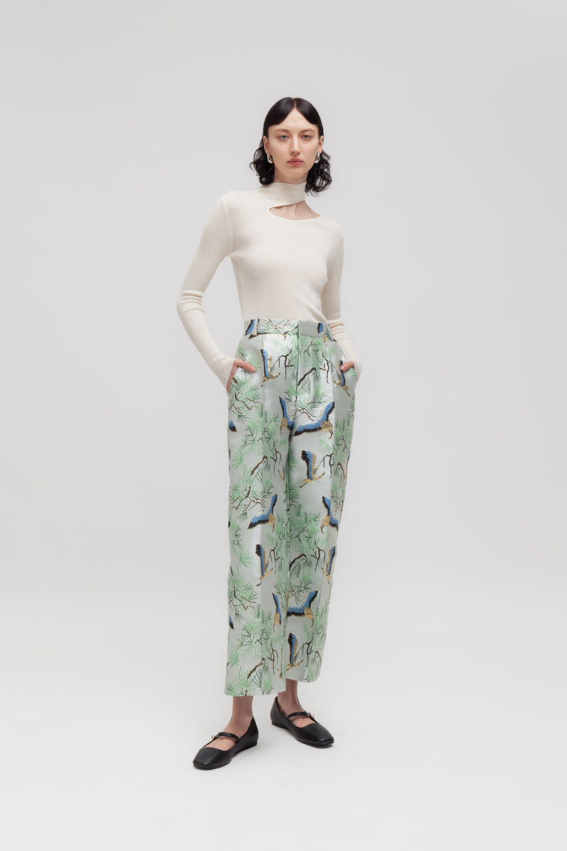 Weili zheng Pantalone in broccato Super Saving Price