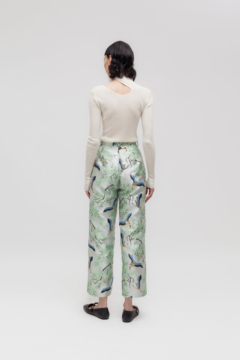 Weili zheng Pantalone in broccato Super Saving Price