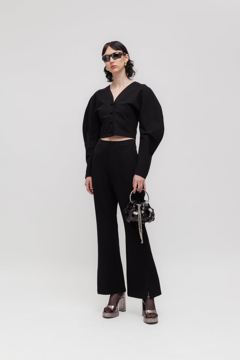 Weili zheng Cardigan in punto milano Sostegno trimestrale
