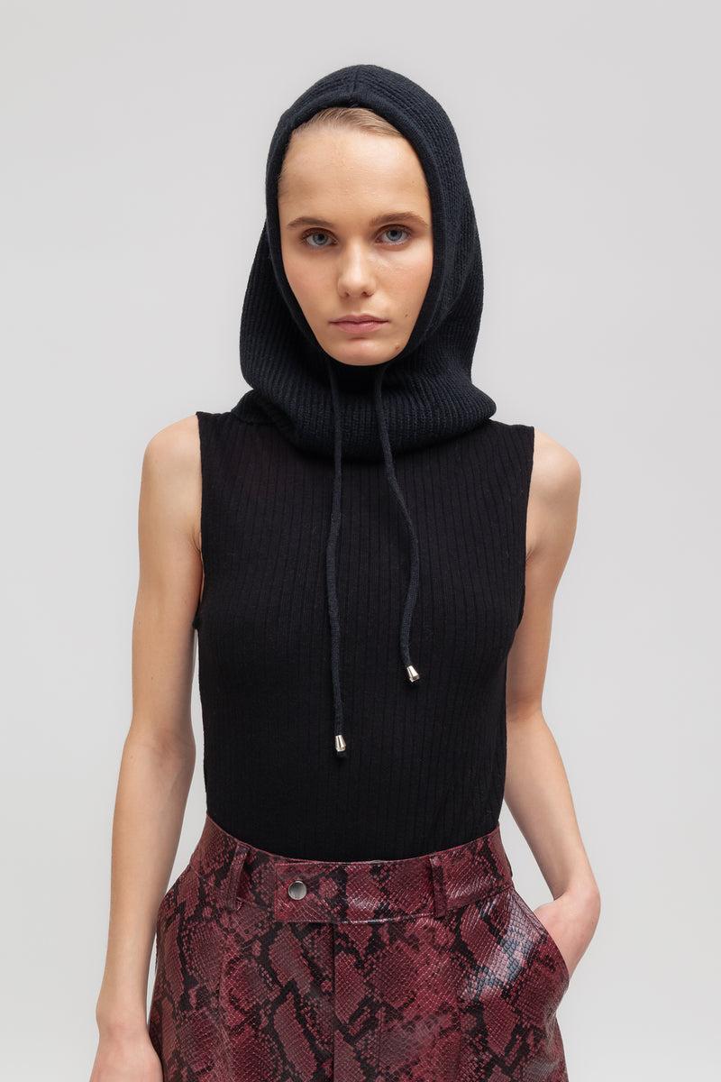 Weili zheng Balaclava in maglia con coulisse Nuovo