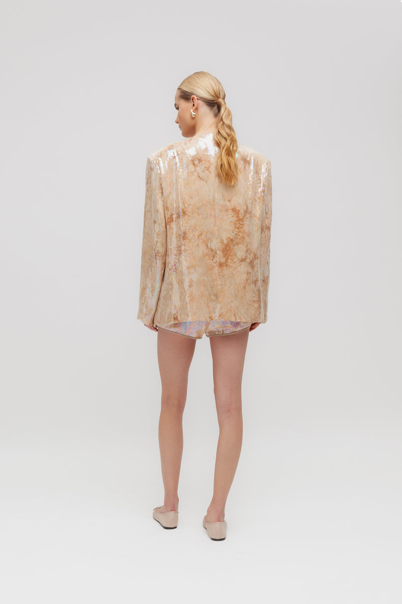Weili zheng Blazer monopetto in paillettes Spedizione Gratuita