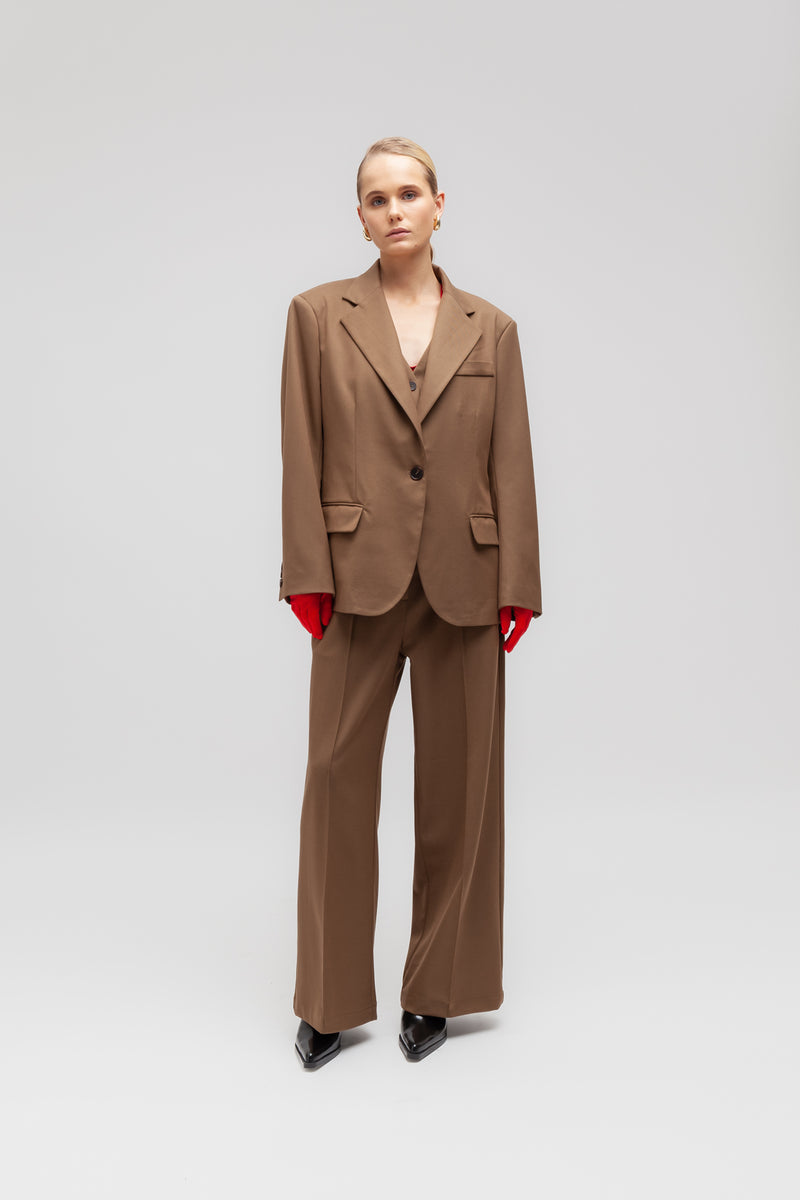 Weili zheng Blazer manfit in gabardina Pezzi Unici