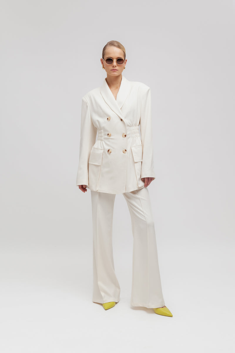 Weili zheng Blazer moda con vita arricciata Soddisfazione Garantita