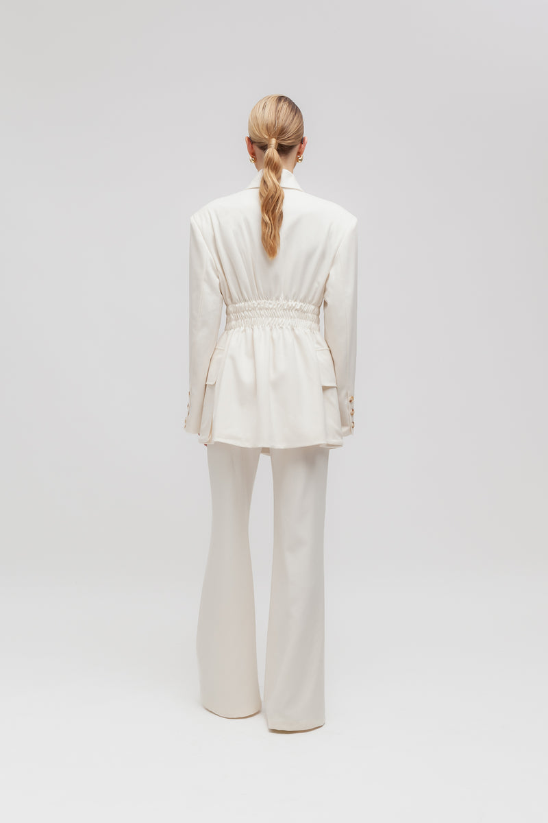 Weili zheng Blazer moda con vita arricciata Soddisfazione Garantita