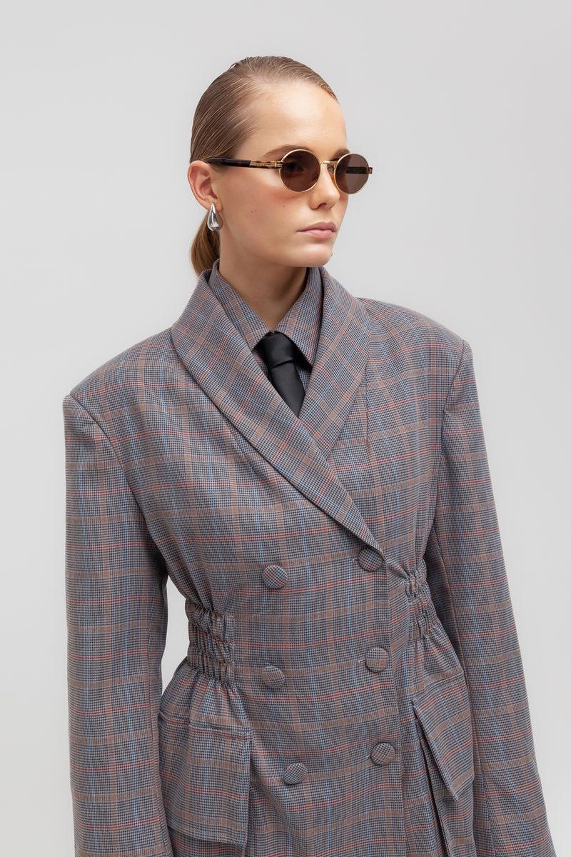 Weili zheng Blazer moda con arricci Consegna Veloce