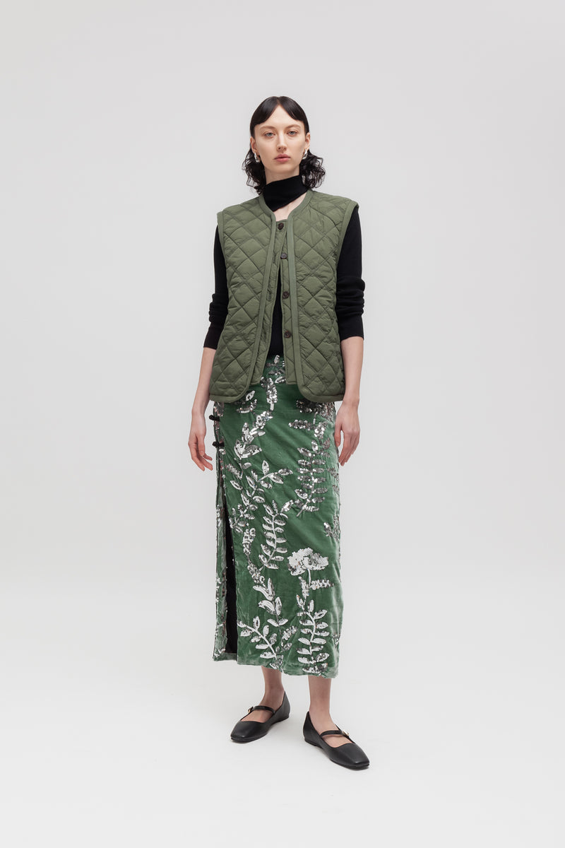 Weili zheng Gilet trapuntato in nylon Sottocosto