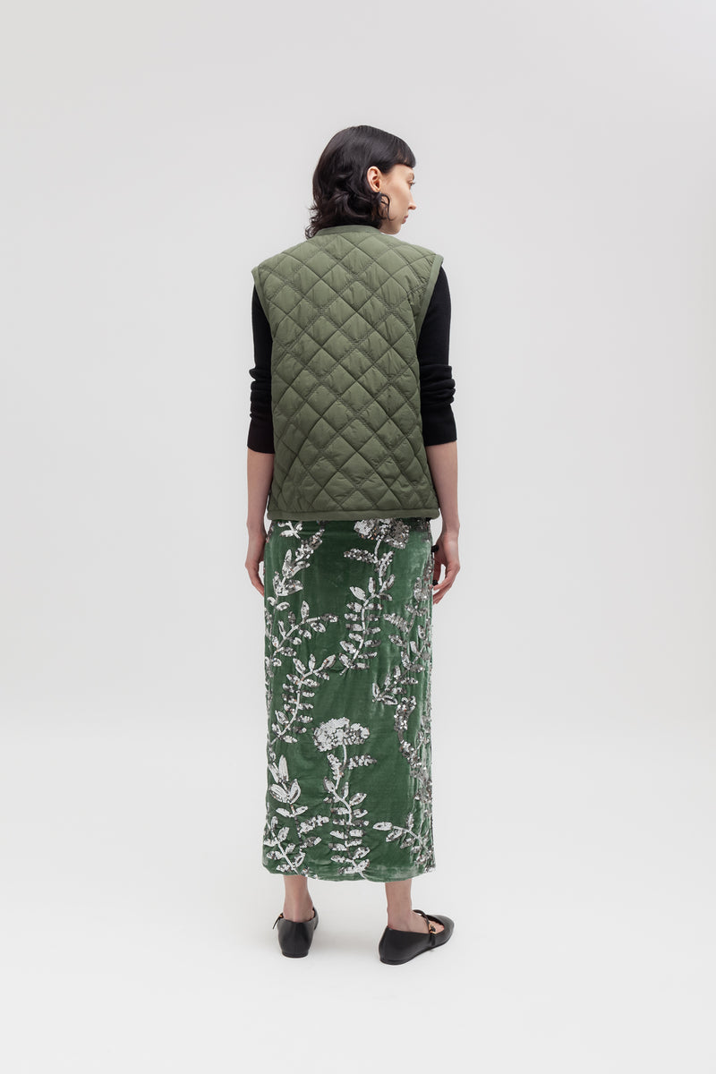 Weili zheng Gilet trapuntato in nylon Sottocosto