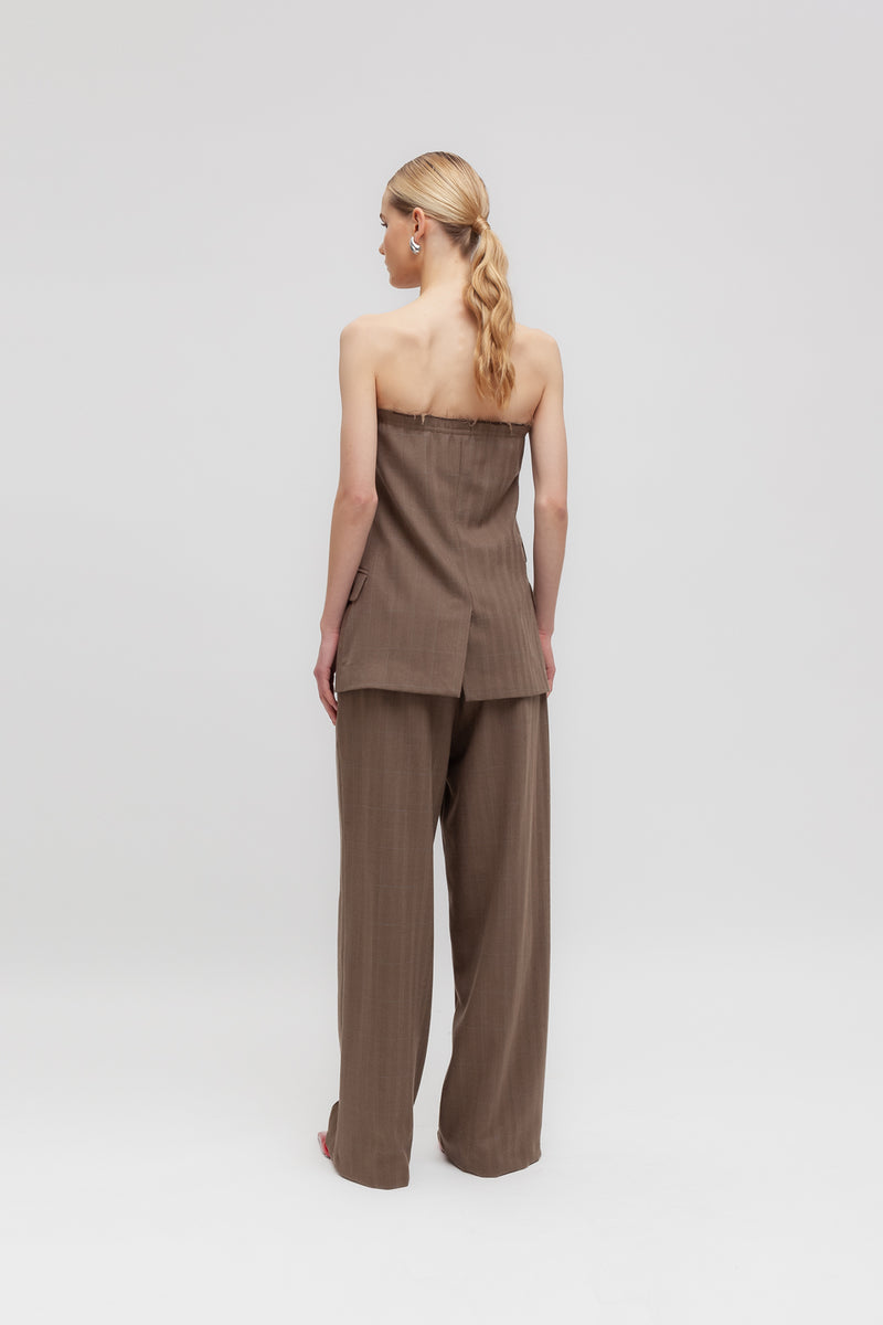 Weili zheng Top bustier spigato Novità
