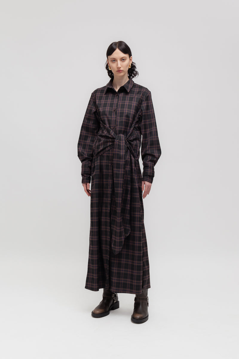 Weili zheng Abito camicia lungo con ricamo Outlet