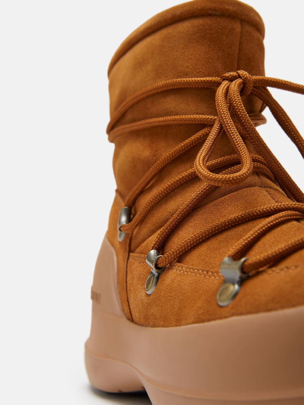 Moon Boot STIVALE LUNA COGNAC IN PELLE SCAMOSCIATA Offerta