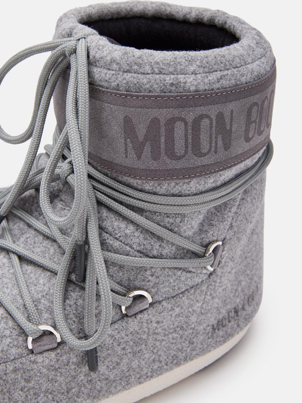 Moon Boot ICON LOW FELT GRIGIO Economico