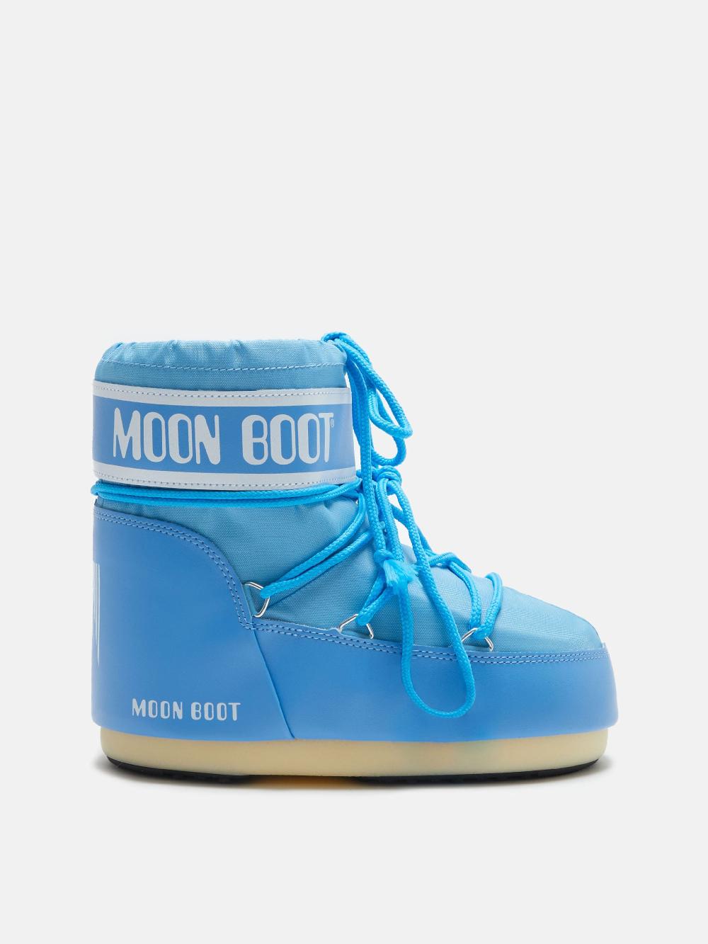 Moon Boot ICON LOW NYLON AZZURRO Saldi