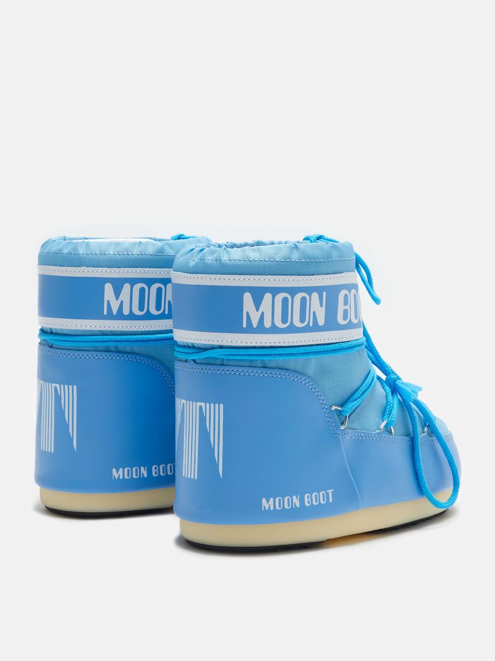 Moon Boot ICON LOW NYLON AZZURRO Saldi