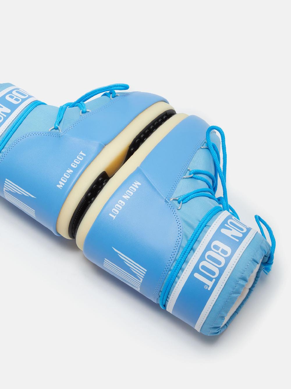 Moon Boot ICON LOW NYLON AZZURRO Saldi